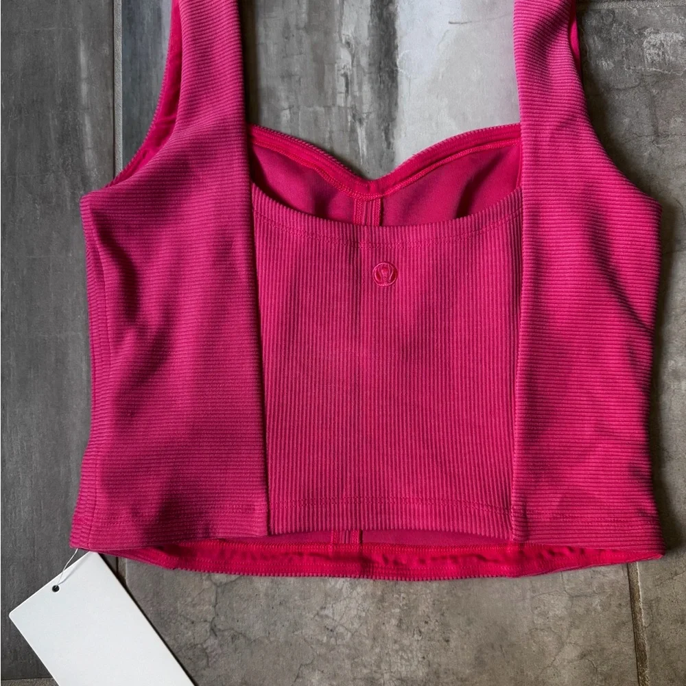 Lululemon Ribbed Softstreme Sweetheart Tank size M - Picture 4 of 4